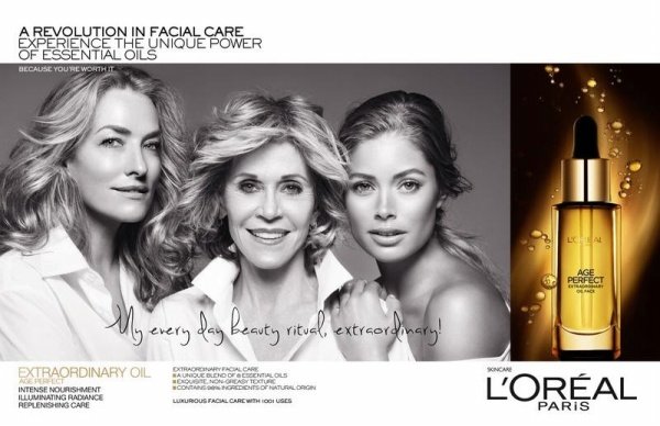 Jane Fonda, Doutzen Kroes và Tatjana Patitz rạng ngời cùng quảng cáo L'Oreal Age Perfect 2014 [PHOTOS]