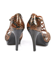 Tan Caged Platform Sandal - Wallis - Shoes - Women's Shoes