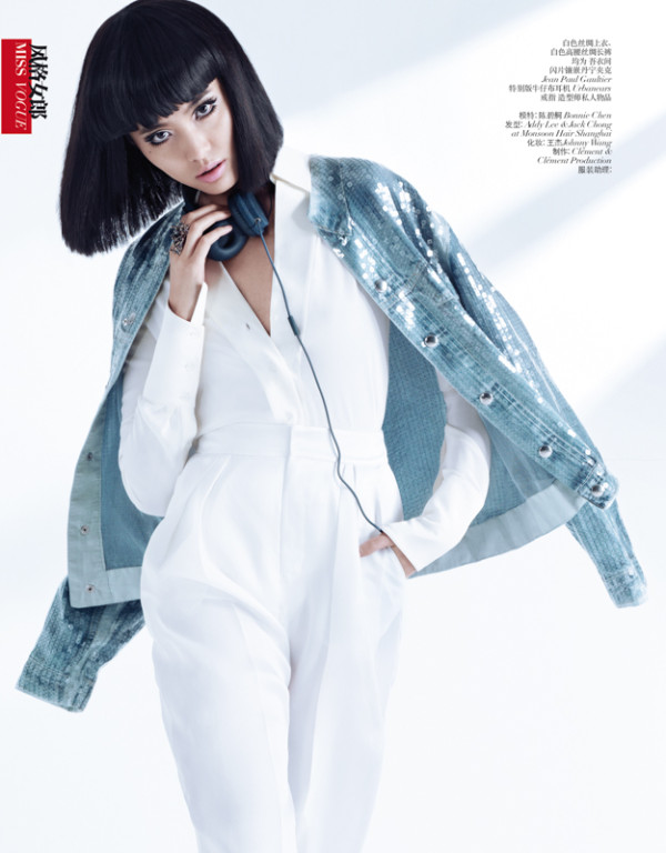 Ngắm siêu mẫu Bonnie Chen trên tạp chí Vogue Trung Quốc tháng 3 - Vogue Trung Quốc - Bonnie Chen - Người mẫu - Tin Thời Trang