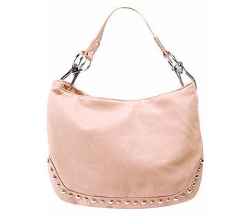 Pink studded bag