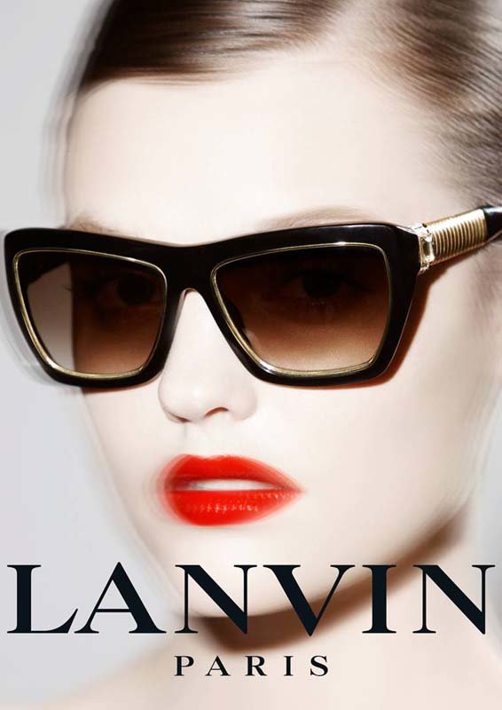 Lanvin tung chiến dịch quảng cáo BST mắt kính xuân 2013 đầy cuốn hút