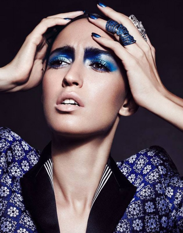 Tamara Moss ấn tượng cúng sắc xanh trên tạp chí Vogue Ấn Độ tháng 12/2013 [PHOTOS] - Làm đẹp - Hình ảnh - Thư viện ảnh - Người mẫu - Vogue Ấn Độ