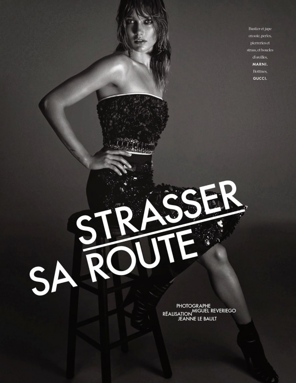 Karmen Pedaru diện thời trang hút mắt trên tạp chí Elle Pháp tháng 3/2014 - Người mẫu - Thời trang - Thời trang nữ - Hình ảnh - Tin Thời Trang - Karmen Pedaru - Elle Pháp