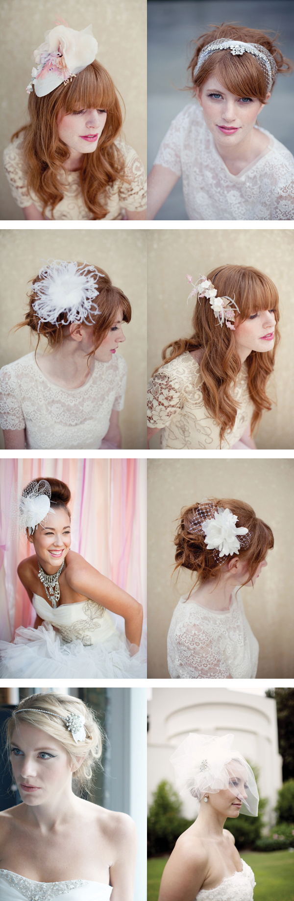 Headpieces สุดเก๋ !! สำหรับเจ้าสาวแสนสวย - หลายสไตล์ - น่ารักๆ - เจ้าสาว - เครื่องประดับผม - Headpieces