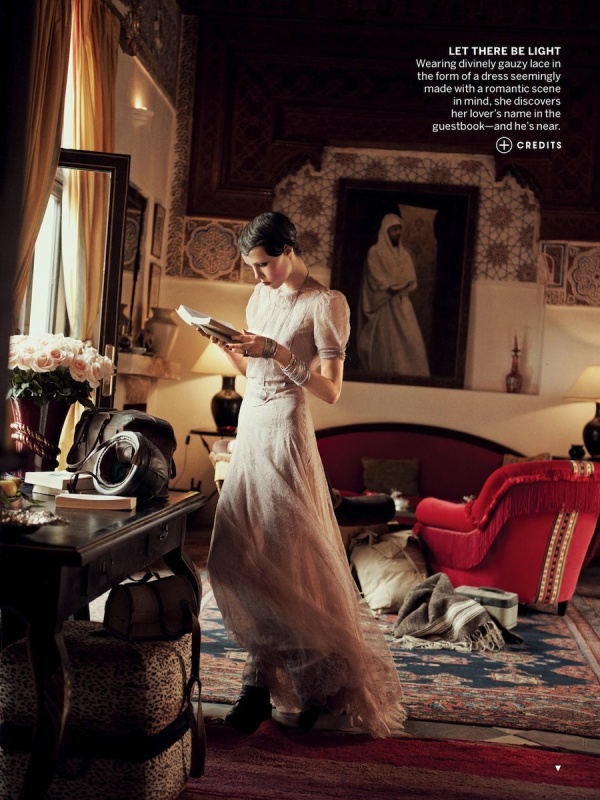 Edie Campbell "Bụi Bặm" Mà Vẫn Lãng Mạn Trên Tạp Chí Vogue Mỹ Tháng 6/2013 - Edie Campbell - Tạp chí - Vogue Mỹ - Thời trang nữ