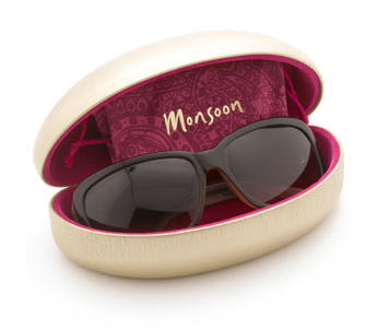 Rectangular Brown Sunglasses - Monsoon - Sunglasses