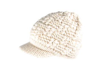 Cream slouchy baker boy hat - Hat - Dorothy Perkins - Accessory