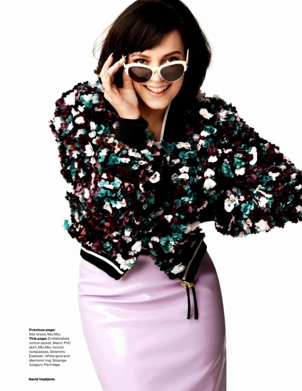 Lily Allen diện thời trang Miu Miu trên tạp chí Elle Anh tháng 3/2014 - Hình ảnh - Tin Thời Trang - Sao - Phong Cách Sao - Lily Allen - Miu Miu - Elle Anh - Lily Allen