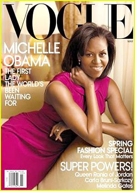Michelle Obama lands on Vogue's March cover