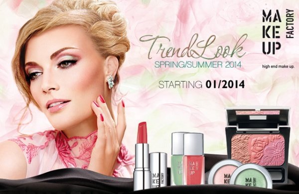 Tươi trẻ và rực rỡ hơn với BST make-up Xuân/Hè 2014 mang tên ‘Trend Look’ của Make Up Factory