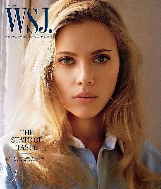 Scarlett Johansson nhẹ nhàng trên tạp chí WSJ tháng 4/2014