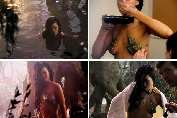 เบื้องหลัง บอดี้เพนท์ ร้อนๆ ของ Rihanna - บอดี้เพนท์ - Rihanna