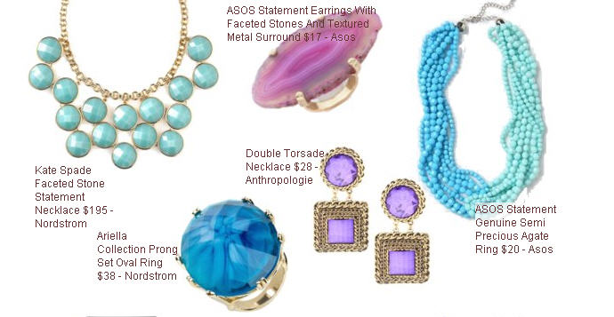 Spring jewelry trends 2010: florals, chains, white and colorful statement pieces - Jewelry - Trends