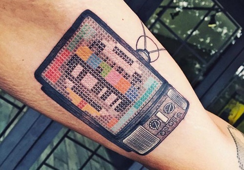 27 Amazing Cross Stitch Tattoo Designs - tattoo - รอยสัก - รอยสักสวยๆ - รอยสักสุดเฟี้ยว - รอยสักเก๋ๆ - แฟชั่น - ไอเดีย - อินเทรนด์ - เทรนด์ใหม่ - แฟชั่นวัยรุ่น - เทรนด์แฟชั่น
