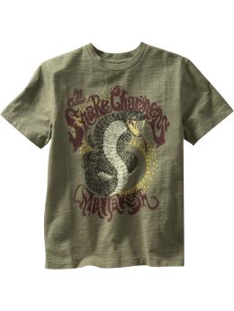 Graphic slub T - T-Shirt - Boy - Kids Wear - Gap
