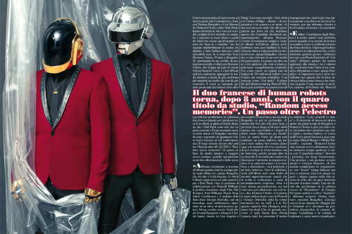Daft Punk Ấn Tượng Trên Tạp Chí L’Uomo Vogue Tháng 7-8/2013 - Daft Punk - Sao - L’Uomo Vogue - Tạp chí - Trang bìa - Hình ảnh - Thời trang - Tin Thời Trang