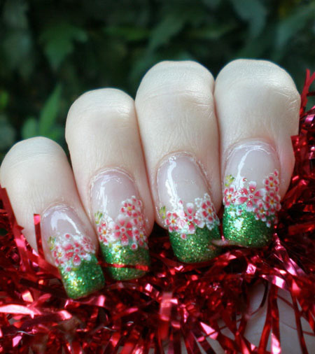 Beautiful French Nail Art Ideas for Christmas 2012 - Fashion - Nail Arts - Christmas 2012