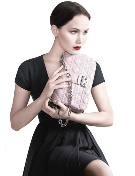 Jennifer Lawrence Shines On Miss Dior Spring 2013 Campaign - Fashion - Women's Wear - Collection - Designer - Model - Spring 2013 - Bag - Miss Dior - Jennifer Lawrence