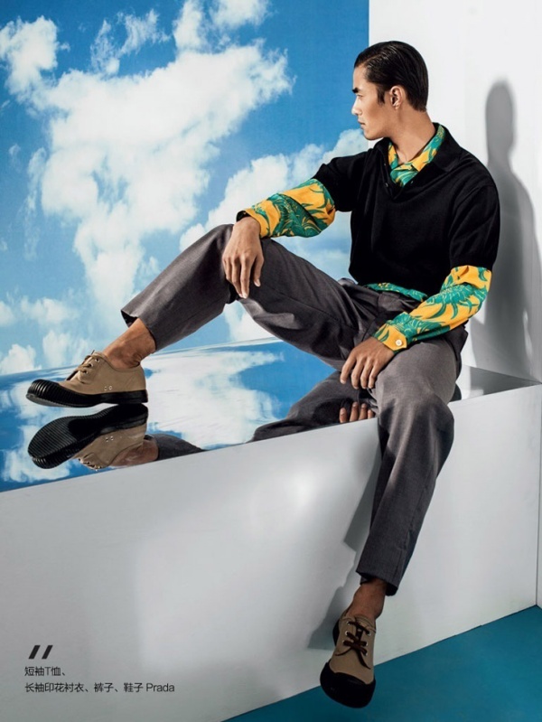 Zhao Lei "Sắc Lạnh" Trên Trang Bìa Tạp Chí Harper’s Bazaar Men Style Trung Quốc Xuân/Hè 2014 - Người mẫu - Tin Thời Trang - Thời trang - Hình ảnh - Zhao Lei - Harper’s Bazaar - Trang bìa - Tạp chí