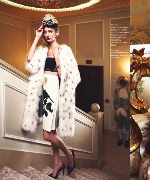 Enya Bakunova Làm Nữ Công Tước Lộng Lẫy Trên Tạp Chí Fashion & Beauty Milan #3 - Người mẫu - Tin Thời Trang - Thời trang - Hình ảnh - Tạp chí - Enya Bakunova - Trang bìa - Fashion & Beauty
