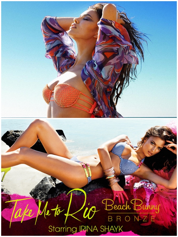 "อิริน่า เชค" นางแบบตาคม อวดหุ่นสวยถ่ายแบบชุดว่ายน้ำ Beach Bunny
