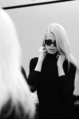 Behind the Scenes with Claudia Schiffer for Chanel - Eyewear - Model - Claudia Schiffer