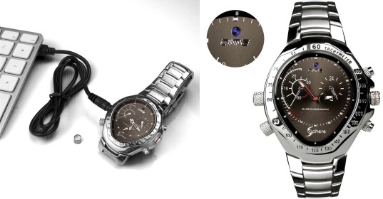 นาฬิกาสายลับ "Sphere HD Watch Camera" เจ๋ง!