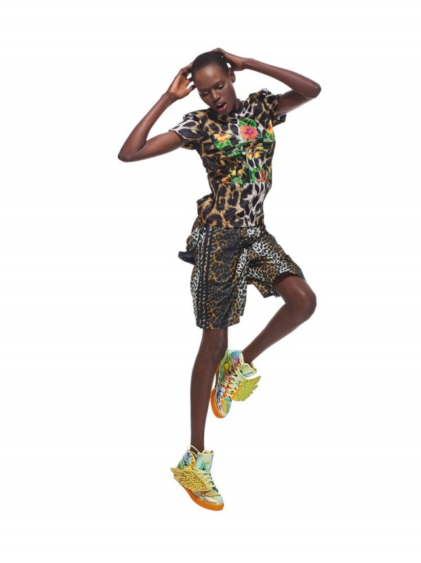 Adidas Originals & Jeremy Scott ra mắt BST Xuân/Hè 2014 kỷ niệm 10 năm cộng tác - Adidas Originals - Jeremy Scott - Xuân/Hè 2014 - Hình ảnh - Bộ sưu tập - Thời trang - Thời trang thể thao - Người mẫu - Ajak Deng - Nhà thiết kế - Adidas