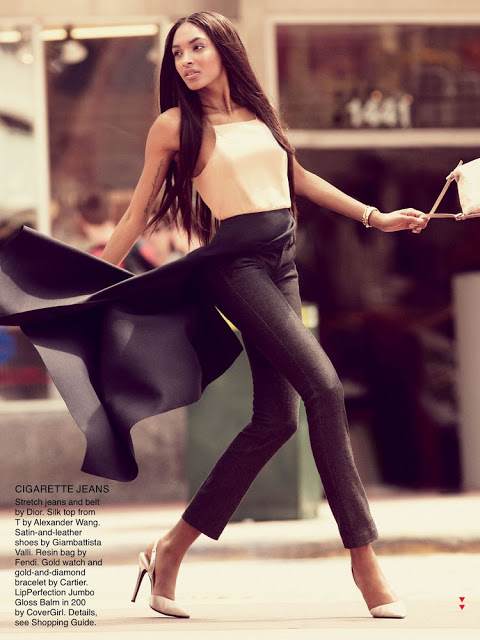 Jourdan Dunn sành điệu xuống phố khi chụp ảnh cho Allure tháng 7 - Jourdan Dunn - Tin Thời Trang - Người mẫu - Hình ảnh