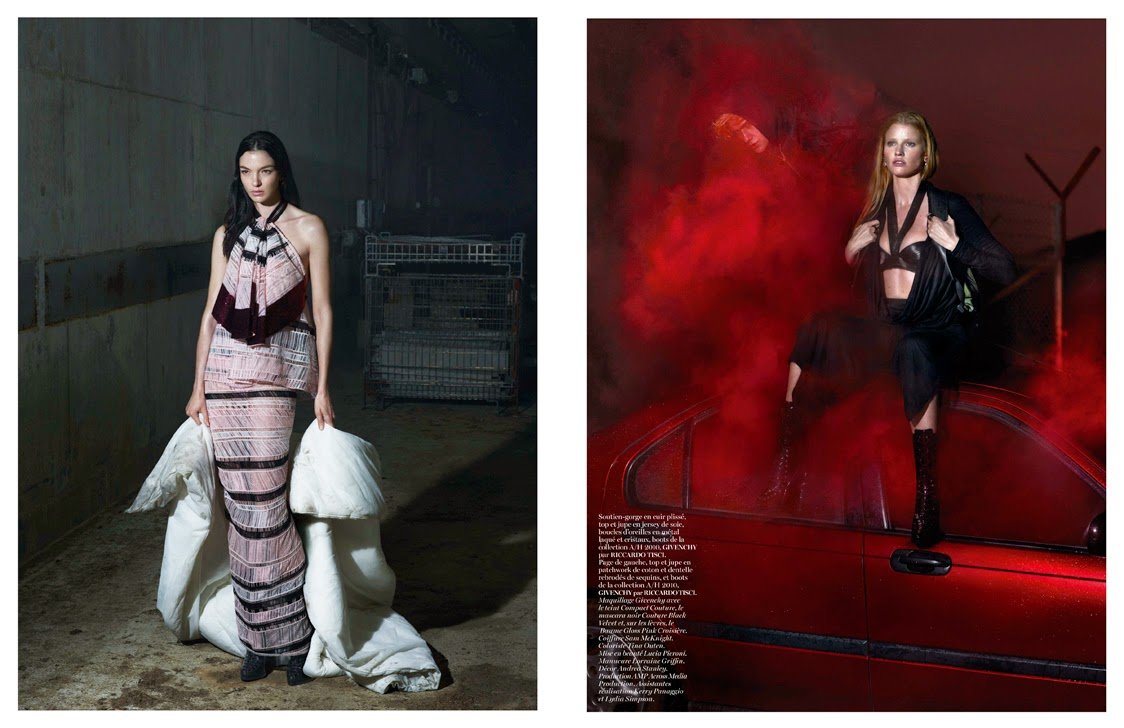 Lara Stone, Mariacarla Boscono & Saskia de Brauw Nổi Loạn Trên Tạp Chí Vogue Paris Tháng 4/2014