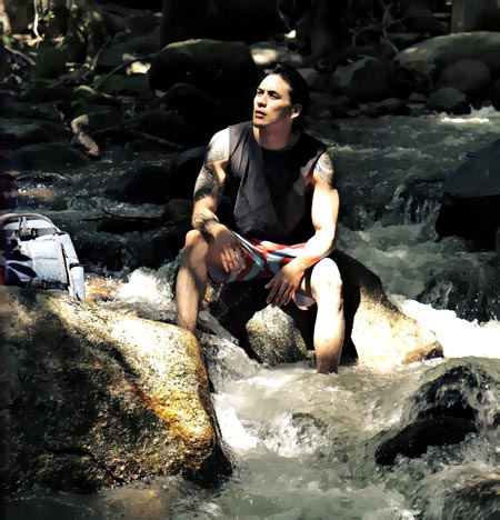 หนุ่มแทคในมาดสปอร์ตแมน จากนิตยสาร men's health - นิตยสาร - หุ่นเฟิร์ม - กีฬาทางน้ำ - ซิกแพคแน่น - แทค ภรัณยู - men's health - แฟชั่น