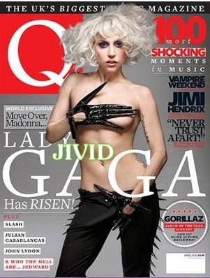Lady Gaga strips off for Q Magazine