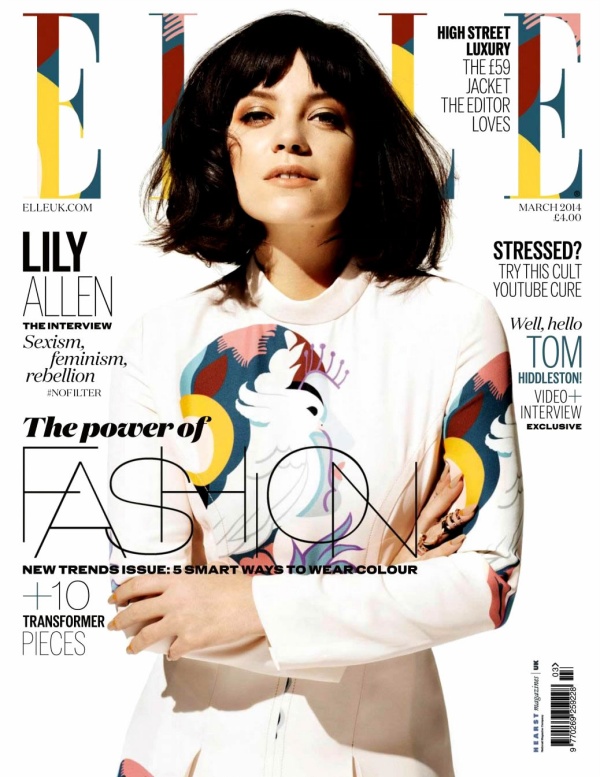 Lily Allen diện thời trang Miu Miu trên tạp chí Elle Anh tháng 3/2014 - Hình ảnh - Tin Thời Trang - Sao - Phong Cách Sao - Lily Allen - Miu Miu - Elle Anh - Lily Allen