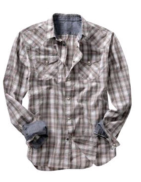 Navajo plaid western shirt - Shirt - Gap - Men's Wear