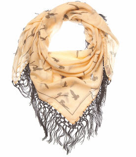 Bird Print Scarf - Miss Selfridge - Scarves - Accessory