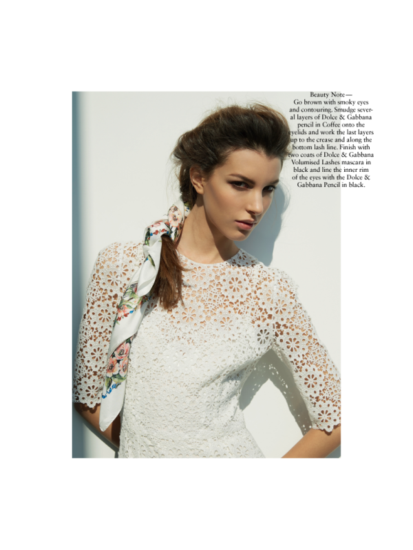 Kate King Làm Đẹp Cùng Mỹ Phẩm Dolce & Gabbana Trên Tạp Chí Russh Tháng 4-5/2014 - Người mẫu - Tin Thời Trang - Thời trang - Hình ảnh - Tạp chí - Kate King - Làm đẹp - Tạp chí Russh