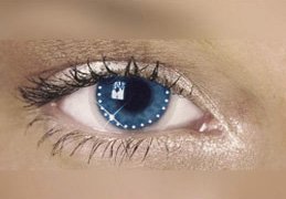 Bizarre Beauty: Swarovski Crystal Contact Lenses
