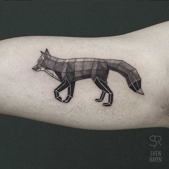 Low Poly Geometric Animal Tattoos by Belgian Artist Sven Rayen - รอยสัก - รอยสักบนตัวคน - รอยสักสวยๆ - แฟชั่น - เทรนด์ใหม่ - อินเทรนด์ - แฟชั่นวัยรุ่น - ไอเดีย - เทรนด์แฟชั่น