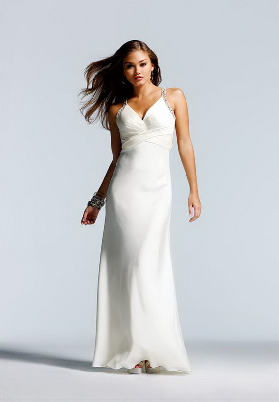 Đầm dạ hội trắng cho nét đẹp tinh tuyền - Đầm dạ hội