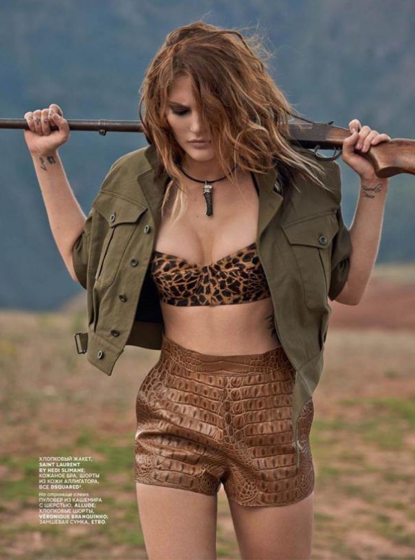 Catherine McNeil-Nàng cowgirl quyến rũ trên tạp chí Vogue Nga tháng 5/2014 - Catherine McNeil - Vogue Nga - Người mẫu - Tin Thời Trang - Thời trang - Hình ảnh