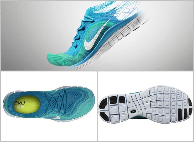 รองเท้าวิ่งดีไซน์เก๋ Nike Flyknit  เปลี่ยนทรงตามรูปเท้าของผู้ใส่
