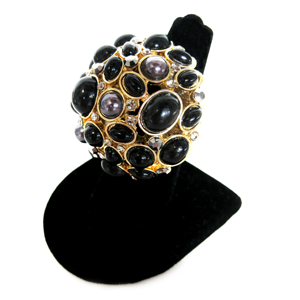 Black Bobble Ring - Michelle Roy - Ring - Jewelry
