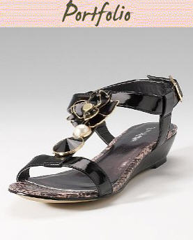 Portfolio Jewelled Wedge Mid Heel Sandals - Marks & Spencer - Women's Shoes