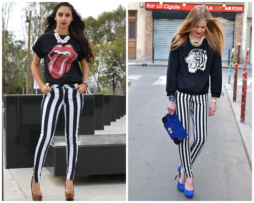 แฟชั่นเสื้อผ้าลายทาง โทนขาวดำ สวยสุดชิค! - อินเทรนด์ - แฟชั่นวัยรุ่น - แฟชั่นคุณผู้หญิง - แฟชั่นเสื้อผ้าลายทาง - ลายทาง โทนขาวดำ - การแต่งตัว