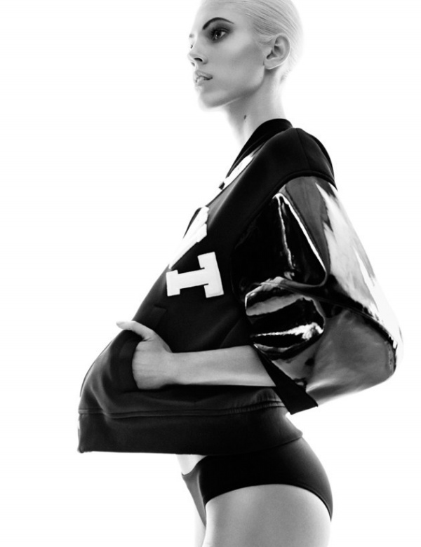 Devon Windsor &  Zlata Mangafic cá tính cùng thời trang da trên tạp chí Vogue Đức tháng 5/2014 - Devon Windsor - Zlata Mangafic - Vogue Đức - Balmain - Emilio Pucci - Saint Laurent - Hedi Slimane