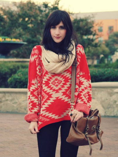 Trendy Style with Chunky Scarves - Accessory - Scarves