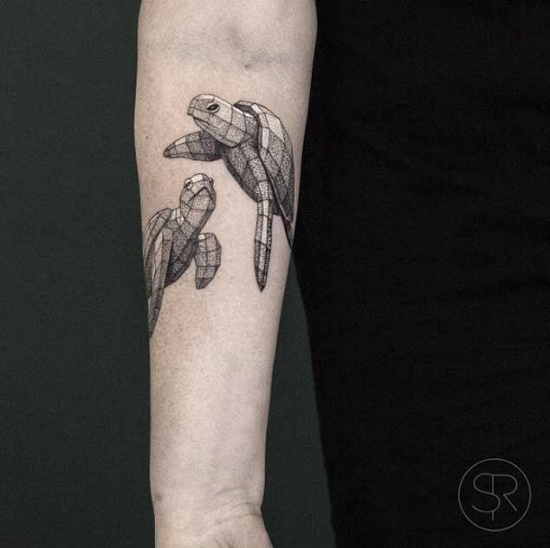 Low Poly Geometric Animal Tattoos by Belgian Artist Sven Rayen - รอยสัก - รอยสักบนตัวคน - รอยสักสวยๆ - แฟชั่น - เทรนด์ใหม่ - อินเทรนด์ - แฟชั่นวัยรุ่น - ไอเดีย - เทรนด์แฟชั่น