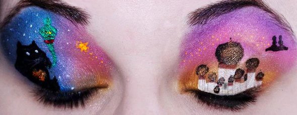 May your wish come true-Disney-inspired eye shadows by Katie Alves