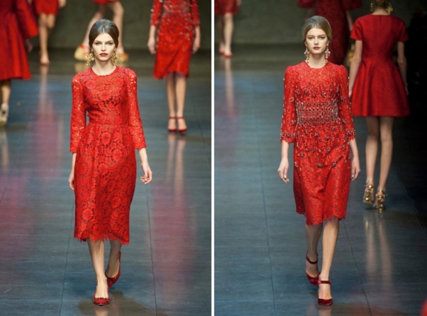 ความอลังการ!! Dolce&Gabbana Gets Regal, Religious for Fall 2013 - แฟชั่นคุณผู้หญิง - เทรนด์ใหม่ - แฟชั่นโชว์ - Dolce&Gabbana