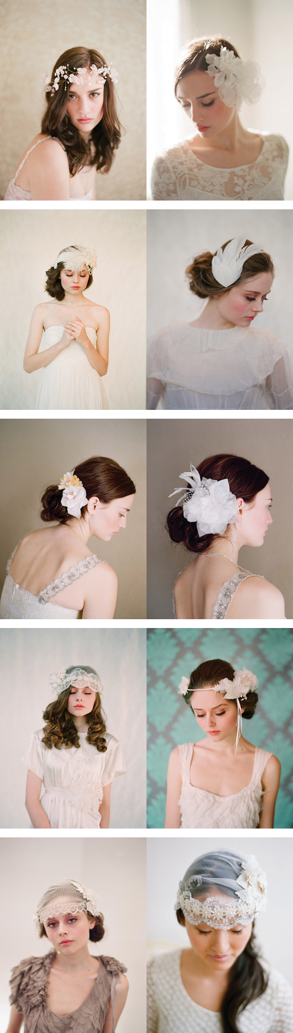 Headpieces สุดเก๋ !! สำหรับเจ้าสาวแสนสวย - หลายสไตล์ - น่ารักๆ - เจ้าสาว - เครื่องประดับผม - Headpieces